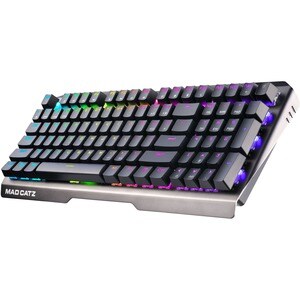 Mad Catz S.T.R.I.K.E. 13 Compact Mechanical Gaming Keyboard - Cable Connectivity - RGB LED Windows Key, Adjustable Backlig