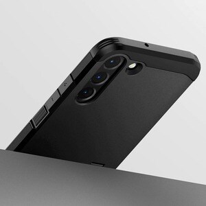 Spigen Tough Armor Case for Samsung Galaxy S22 Smartphone - Black - OEM - Impact Resistant, Drop Resistant - Foam, Thermop