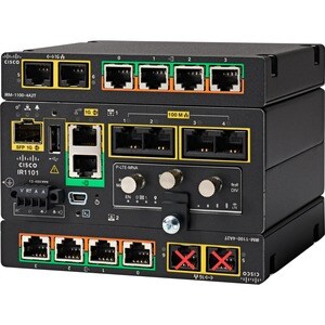 Cisco IRM-1100-4A2T Expansion Module - 4 x RS-232/422/485 Serial, 2 x RJ-45 1000Base-T Network LAN - 1 - For Data Networki