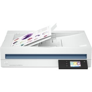 HP Scanjet Enterprise Flow N6600 fnw1 Flatbed/ADF Scanner - 1200 dpi Optical - 48-bit Color - 8-bit Grayscale - 50 ppm (Mo