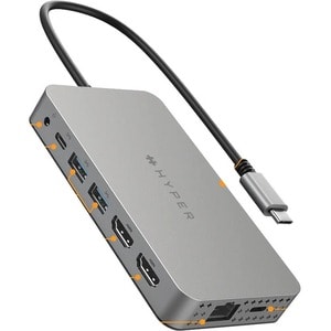 Targus HyperDrive HDM1H-GL Docking Station for Monitor, Notebook, Desktop PC, Headset - Charging Capability - Memory Card 