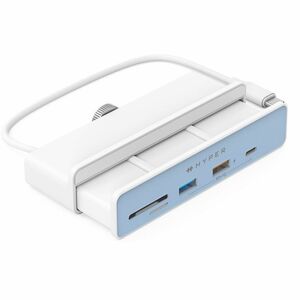 Hyper HD34A8 USB-Typ C Docking Station für Tablet, Desktop-PC, Smartphone - Ladefunktion - Speicherkartenleser - microSD, 