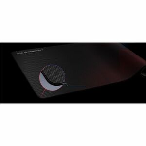 Asus ROG Scabbard II Gaming Mouse Pad - Black - Rubber, Woven Fabric - Spill Resistant, Scratch Resistant, Anti-fray, Stra