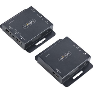 StarTech.com 4K HDMI Extender over CAT6/CAT5 Ethernet Cable, 4K 30Hz or 1080p 60Hz Video Extender, HDMI Transmitter and Re