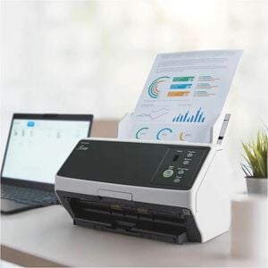 Ricoh fi-8150 ADF/Manual Feed Scanner - 600 dpi Optical - 50 ppm (Mono) - 50 ppm (Color) - Duplex Scanning - USB