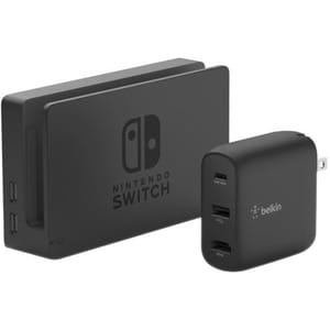 Belkin 45W PD Charger Compatible with Compact Docking Station for Travel with PD Charging, HDMI Adapter for 4K USB-C - 46.