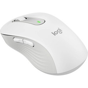 Logitech Signature M650 Mouse - Optical - Wireless - Bluetooth - Raw White - USB - 2000 dpi - Scroll Wheel - 5 Button(s) -