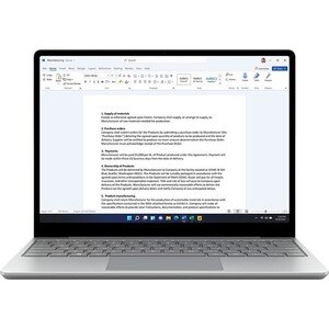 Microsoft Surface Laptop Go 2 31.5 cm (12.4") Touchscreen Notebook - 1536 x 1024 - Intel Core i5 11th Gen i5-1135G7 Quad-c