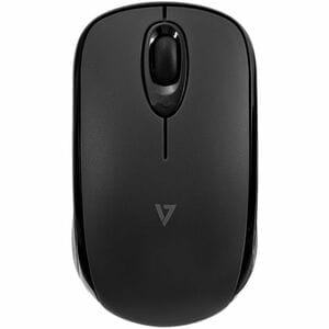V7 MW150BT Mouse - Bluetooth - Optical - 3 Button(s) - Black - Wireless - 9.14 m - 1000 dpi - Symmetrical - AAA Battery Su