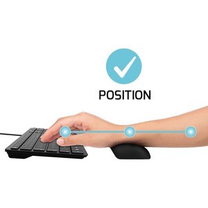 Port Mouse Pad - 20 mm x 60 mm x 400 mm Dimension - Rubber, Silicon, Polyester - 1