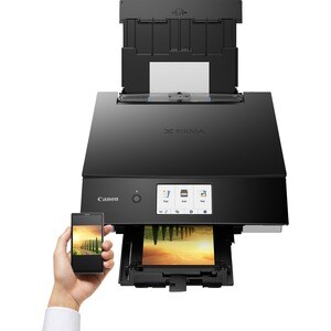 Canon PIXMA TS8350a Impressora multi-funcional de jato de tinta - Cor - Preto - Copiadora/Impressora/Scanner - 4800 x 1200