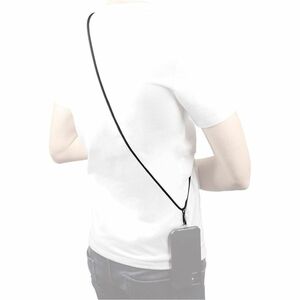 MOBILIS Adjustable Phone Strap - Hook Attachment - Black