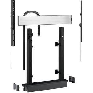 Vogel's RISE Floor/Wall Mount for Display, Display Screen, Flat Panel Display, LCD Display - Black - Height Adjustable - 1