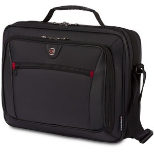 SwissGear Insight 27469140 Carrying Case (Briefcase) for 15.6" to 16" Notebook - Black - Tear Resistant Shoulder Strap, Dr