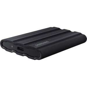  SSD Externe T7 Shield Samsung 2To Noir MU-PE2T0S, vitesse de lecture jusqu'à 1050 Mo/s, résiste aux chutes jusqu'à 3m, IP65