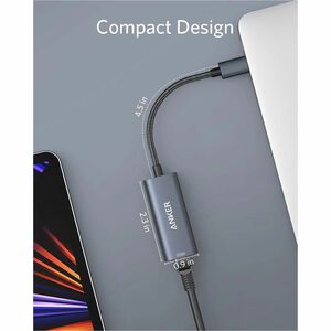 ANKER Refurbished Anker PowerExpand USB-C to 2.5 Gbps Ethernet Adapter - 1 × RJ-45 Network - Female - 1 × USB Type C - Male
