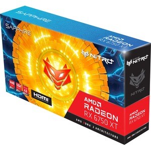 Tarjeta Gráfica Sapphire AMD Radeon RX 6750 XT - 12 GB GDDR6 - 2,55 GHz Game Clock - 2,62 GHz Boost Clock - 192 bit Ancho 