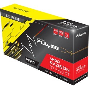 Sapphire AMD Radeon RX 6750 XT Graphic Card - 12 GB GDDR6 - 2.51 GHz Game Clock - 2.62 GHz Boost Clock - 192 bit Bus Width
