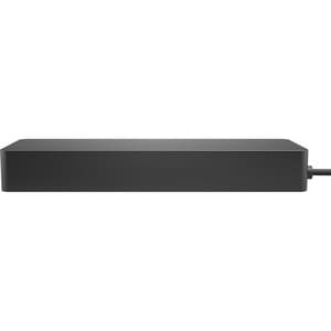 HP USB Type C Docking Station for Notebook/Desktop PC - Black - 2 Displays Supported - 4K - 3840 x 2160 - 1 x USB 3.0 - US