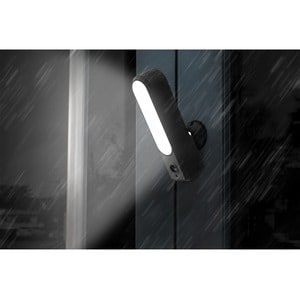 Digitus Smarte Full HD-Außenkamera mit LED-Flutlicht, WLAN + Sprachsteuerung. Typ: IP-Sicherheitskamera, Unterstützte Posi