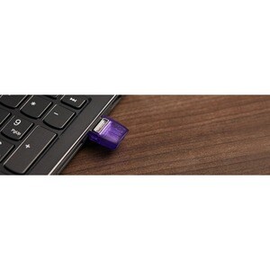 Kingston DataTraveler microDuo 3C DTDUO3CG3 256 GB USB 3.2 (Gen 1) Type C Flash Drive - Purple - 200 MB/s Read Speed - 5 Y