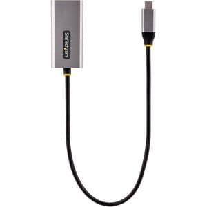 StarTech.com USB-C to Ethernet Adapter, 10/100/1000 Mbps, Gigabit Network Adapter, ASIX AX88179A, 1ft/30cm Cable, Windows/