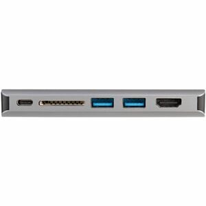 USB-C Multiport Adapter - HDMI or VGA - 100W PD - Attached 30 cm Host Cable - SD Card Reader - USB-C Mini Dock (DKT30CHVAUSP)