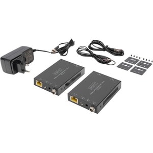 Digitus DS-55506 Video Extender Transmitter/Receiver - Wired - 1 Input Device - 2 Output Device - 70 m Range - 2 x Network