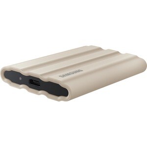 Samsung T7 MU-PE1T0K/WW 1 TB Portable Rugged Solid State Drive - External - Moonrock Beige - Desktop PC, MAC Device Suppor