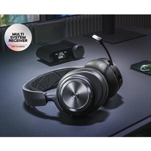 SteelSeries Arctis Nova Pro Wired/Wireless Over-the-head Stereo Gaming Headset - Black - Binaural - Ear-cup - 1219.2 cm - 