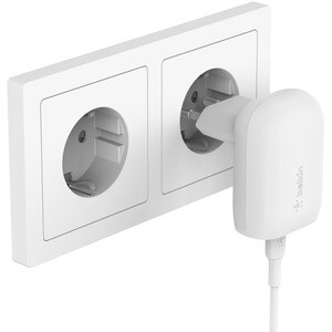 BELKIN 30W USB-C PD PPS WALL CHARGER WHITE