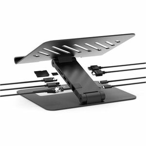 Station d'accueil Port Connect USB Type C pour Notebook, Ordinateur - Capacité de chargement - Lecteur de carte mémoire - 
