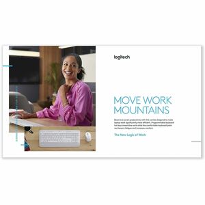 Logitech Signature MK650 Combo for Business Wireless Mouse and Keyboard Combo - USB Plunger Wireless Bluetooth/RF Keyboard