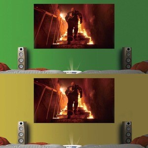 BenQ MH550 3D Ready DLP Projector - 16:9 - 1920 x 1080 - Front, Ceiling - 1080p - 5000 Hour Normal Mode - 10000 Hour Econo
