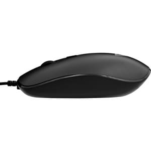 V7 MU200-1E Rato - USB - Ótico - 4 Taste(n) - Preto - Cabo - 1000 dpi - Roda de deslocação