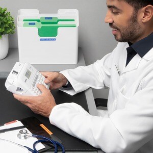 Brother® P-touch PT-D410 Home/Office Advanced Connected Label Maker - 15 Fonts - Connect via USB - Takes TZe Label Tapes u