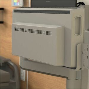 Ergotron CareFit Mounting Tray for CPU, Mini PC - White - 1.81 kg Load Capacity - High-grade Plastic