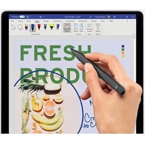 Lápiz óptico Microsoft Surface Slim Pen - Bluetooth - Negro - Tableta Dispositivo compatible