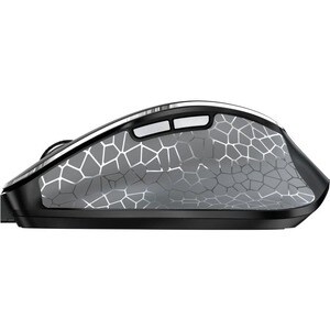 CHERRY ERGO MW 8C ERGO Mouse - Bluetooth/Radio Frequency - USB - Optical - 6 Button(s) - Black - 10 - Wireless - 2.40 GHz 