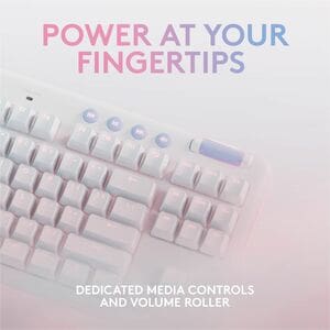 Logitech G715 Gaming Keyboard - Wireless Connectivity - Bluetooth - RGB LED - 87 Key(s) - Volume Control Hot Key(s) - Chro
