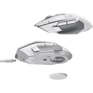 Logitech G LIGHTSPEED G502 X Gaming Mouse - Optical - Wireless - White - USB - 25600 dpi - Scroll Wheel