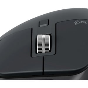 Logitech MX Master 3S for Business - Full-size Mouse - Darkfield - Wireless - Bluetooth - Rechargeable - Graphite - USB Ty