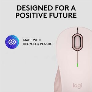 Logitech Signature M550 Wireless Mouse - For Small to Medium Sized Hands, 2-Year Battery, Silent Clicks, Rose - Optical - 