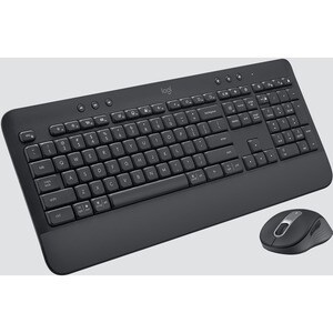 Logitech Signature MK650 Combo for Business Wireless Mouse and Keyboard Combo - USB Plunger Wireless Bluetooth/RF Keyboard