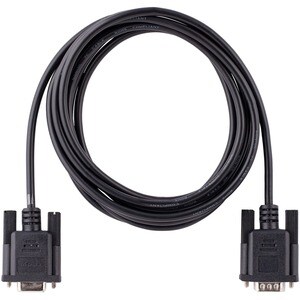 Câble Série RS232 Null Modem 3m, Cordon Série DB9 M/F Croisé avec Blindage Al-Mylar, Port série COM, Compatible Appareils 
