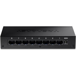 TRENDnet TEG-S83 8 Ports Ethernet Switch - Gigabit Ethernet - 1000Base-T - TAA Compliant - 2 Layer Supported - 3.20 W Powe