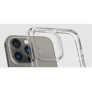 Spigen Ultra Hybrid Case for Apple iPhone 14 Pro Smartphone - Crystal Clear - Drop Resistant, Scratch Resistant, Yellowing