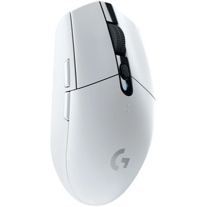 Logitech G LIGHTSPEED G304 实际大小 游戏鼠标 - 无线电频率 - USB - 光学 - 6 按钮 - 6 可编程按钮 - 白 - 无线 - 2.40 GHz - 12000 dpi