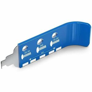 Rack Solution Cage Nut Tool - 5.4" Length - Stainless Steel, Plastic
