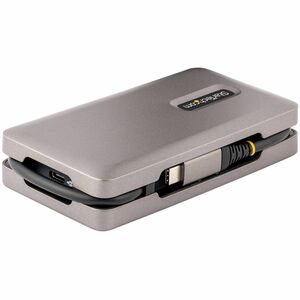 StarTech.com DKT31CH2CPD3 USB 3.2 (Gen 2) Type C Docking Station for Notebook, Workstation - 100 W - Space Gray - Portable